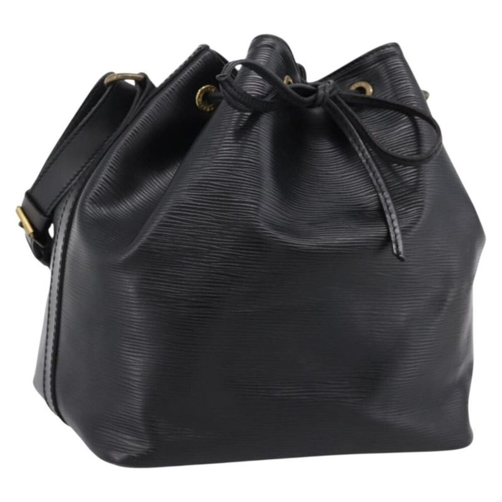Louis Vuitton Petit Noe Epi Leather Black Leather Shoulder Bag Bag